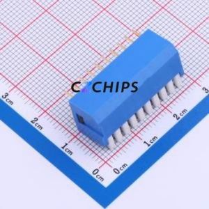 DP-10-B-T DIP Switch Through hole Component (THT) Switch Piano Key Single Pole Single Throw 10 2.54mm - Product Image 2