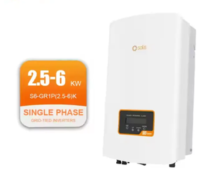 Hệ thống năng lượng mặt trời Solis S6-GR1P6K-S 1 pha 6KW, biến tần nối lưới, không cần pin, màn hình LCD - Product Image 1