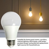 Bombilla LED A19 SMD Globo E26 AC110~120V Sin Regulación, Pantalla de PC + Copa de Aluminio Recubierta de Plástico, CRI Ra80, Residencial, 20000 Horas