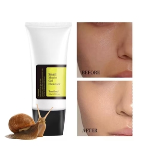 Nettoyant moussant en <span class=keywords><strong>gel</strong></span> à la mucine <span class=keywords><strong>d</strong></span>'<span class=keywords><strong>escargot</strong></span> Santino, <span class=keywords><strong>prix</strong></span> <span class=keywords><strong>d</strong></span>'usine, hydrate et apaise la peau, pour peaux sèches et sensibles - Product Image 2