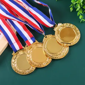 Medallas personalizadas de oro, Souvenirs, diseño de baloncesto, gimnasia, cinta