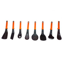 Ustensiles de cuisine en silicone et nylon personnalisés, ensemble d'outils de cuisine, outils de cuisine à domicile, y compris une cuillère de service pour pâtes