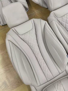 Coprisedili in Pelle Napa di Lusso Personalizzati per Mercedes Classe A, E, <span class=keywords><strong>S</strong></span> con Design a Pallone da Calcio Ricamato - Product Image 1