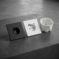 Prise murale USB-C Schuko allemande avec double ports USB Type C, résistante aux manipulations, SDK Network