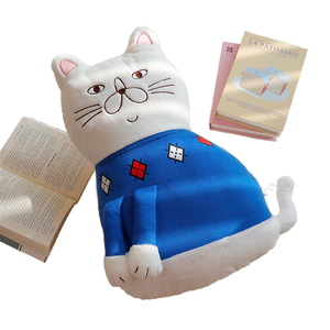 <b>Cat</b> Pillows Blue <b>Cat</b> Stuffed Animal Toys Home Sofa Decoration Lucky <b>Cat</b> <b>Plush</b> Toy - Product Image 1