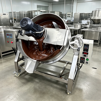 Petite marmite à double enveloppe automatique avec agitateur, haute vitesse, fonctionnement stable, pour la cuisson de sandwichs, fabriquée en Chine