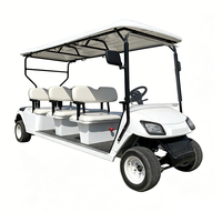 Voiturette de golf électrique NUEN, trois rangées, six places, nouvelle énergie, moteur 3500W, véhicule de loisirs dédié pour terrains de sport et zones touristiques