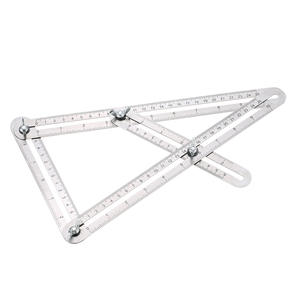 Multi-Functional Stainless Steel Four-Fold Ruler Arbitrary <b>Angle</b> with <b>PVC</b> Metal Material - Product Image 2