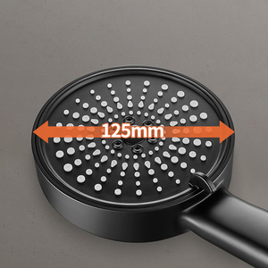 Économie d'eau à haute pression 3 modes paramètres de fonction tête filtrée à l'eau des mains avec perles filtrantes pommeau de douche avec perles filtrantes - Product Image 4