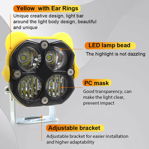 LELANPU Proyector de Luz, <span class=keywords><strong>Farola</strong></span> DRL, Luces, Accesorios para Moto, Sistemas de Iluminación, Foco LED de Aluminio para Motocicleta - Product Image 6