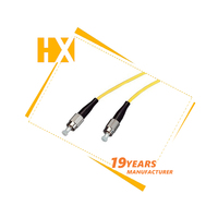 Kabel Patch Jaringan G652D G657A1 FC Apc Upc Simplex Single Mode Fiber Optik