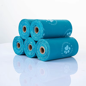 Bolsas de basura para mascotas, bolsas para recoger caca de perro, impresiones portátiles para mascotas, limpieza de huellas, suministros para mascotas - Product Image 4