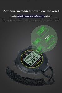 <span class=keywords><strong>Chronomètre</strong></span> numérique professionnel multi-canaux étanche pour la natation, la course à pied, l'athlétisme, l'entraînement et le fitness - Product Image 6