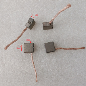 Bàn chải carbon 5.5*11*13 toyotas levin Corolla động cơ kép phanh <span class=keywords><strong>ABS</strong></span> bơm động cơ tích lũy, mẫu miễn phí - Product Image 2