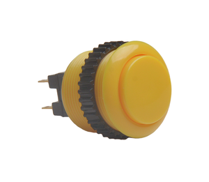 Le fabricant fournit un bouton poussoir en plastique rond et plat de 28mm pour les machines de jeux de vol d'arcade Produits EL de haute qualité - Product Image 1