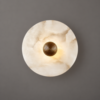 Applique murale LED blanche minimaliste pour salon, chambre d'hôtel, chevet, éclairage intérieur, décoration moderne, design de luxe, albâtre