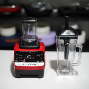 Licuadora Multifuncional Silver Crest Robot 2L con Motor AC, Exprimidor, Molinillo, Licuadora Portátil - Product Image 1