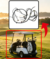 Adaptateur de faisceau de câblage électrique OEM personnalisé pour voiturette de golf électrique avec conducteur en cuivre pur et isolation en PVC