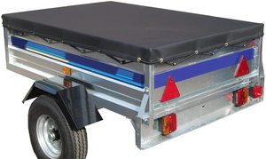 Alta resistencia a <span class=keywords><strong>la</strong></span> rotura de <span class=keywords><strong>la</strong></span> lona de carga de servicios de remolque Cover abierto remolque cubierta - Product Image 4