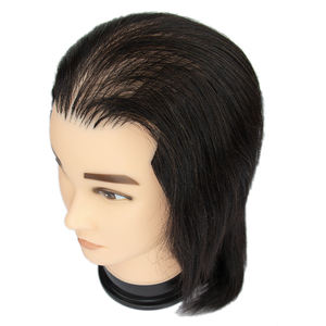Tête de Mannequin de poupée pour hommes à prix d'usine avec <span class=keywords><strong>cheveux</strong></span> fins calvitie au milieu pour l'implantation de <span class=keywords><strong>cheveux</strong></span> tête de Mannequin d'entraînement chauve masculine - Product Image 1
