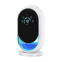 Déshumidificateur d'air intelligent à écran tactile LCD ultra-silencieux, best-seller pour la maison, la chambre, le bureau, la garde-robe, l'air humide