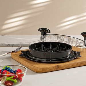 Nouvel outil de cuisine manuel en plastique rond pour déchiqueter la viande (porc, poulet) et les aliments cuits, idéal pour le barbecue - Vente en gros - Product Image 3