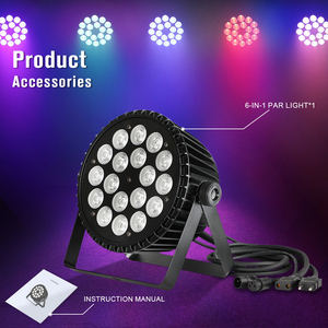 Faro LED Big Dipper LPC 1818 18x18w RGBWAUV per Illuminazione da Palco e Luci DJ - Product Image 4