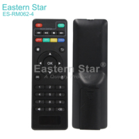 Télécommande universelle sans fil multifonction ES-RM062-4 en plastique, idéale pour téléviseurs et décodeurs intelligents