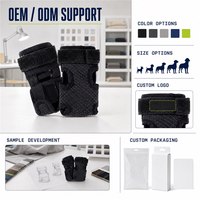 Nouvelles Bottes Antidérapantes Solides et Écologiques pour Chiens – Faciles à Enfiler, Conception Ouverte, Respirantes, Protection des Pattes pour Chiens Âgés sur Sols en Bois Dur – Lot de 4