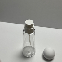 Emballage cosmétique personnalisé en PET blanc de 150 ml en forme de cône, flacon pompe pour sérum et lotion corporelle avec bouchon à vis