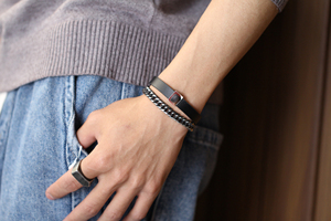 Stainless Steel Rectangle Prim <strong>Circle</strong> <strong>Ring</strong> - Product Image 3