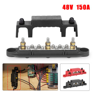 CNSPEED บล็อกจ่ายไฟแบตเตอรี่ M6 สตัดบัสบาร์เทอร์มินัลกระแสสูง สำหรับใช้ในเรือ RV - Product Image 5