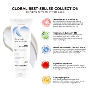 Crème Hydratante Visage Marque Blanche Double Réparation à la Céramide, Niacinamide et <span class=keywords><strong>Eau</strong></span> <span class=keywords><strong>Thermale</strong></span> Prébiotique - Product Image 2