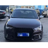 Grille d'usine pour Audi A1/S1 2016-2018 Mise à niveau RS1 Cool Full Mesh Honeycomb Front Design Nouveau matériau ABS