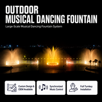 Fuentes Musicales para Grandes Proyectos, Instalación en Lagos, Equipamiento para Eventos Urbanos, Espectáculo de Música, Iluminación y Agua, Fuente Flotante