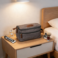 Sacs de toilette, de week-end et de voyage personnalisés en cuir et toile, avec compartiments multiples, sacs de sport et de cosmétiques
