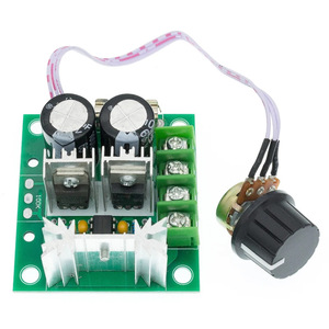 Controlador de Velocidad de Motor DC PWM 12V 48V 10A con Perilla Externa para Uso Universal - Product Image 1