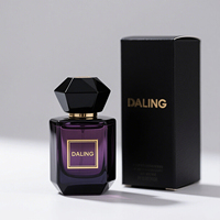 Botol semprot warna isi ulang 50 ml 100 ml kustom botol parfum kaca mewah Mini kosong disesuaikan dengan kotak
