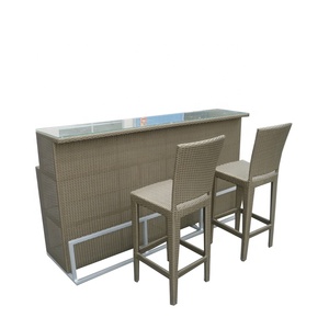 Mueble de <span class=keywords><strong>Bar</strong></span> Moderno para Exteriores Otto, Mueble de <span class=keywords><strong>Bar</strong></span> Tiki para Exteriores, Juego de Muebles de <span class=keywords><strong>Bar</strong></span> - Product Image 4