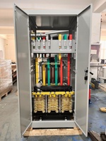 Régulateur de tension automatique triphasé 380V 220V SVC AC en cuivre 100kVA 200kVA 400kVA avec affichage LED, modèle SBW