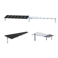 Système de suivi automatique à axe unique pour panneaux solaires, surface galvanisée à chaud, suivi automatique du soleil, conception personnalisable 90
