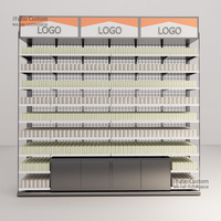Vente en gros de meubles de magasin de tabac en métal présentoir de tabac présentoir de magasin de fumée étagères de cigarettes support de sol de tabac