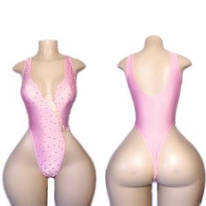 Ropa de Baile Exótico al por Mayor Productos Mejor Clasificados Atuendo de Stripper con Pedrería Más Popular - Product Image 5
