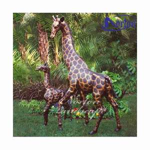 Decorazione esterna bronzo animale Giardino statua antico bronzo metallo ottone giraffa <span class=keywords><strong>Statue</strong></span> scultura per la vendita - Product Image 4