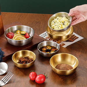 Ciotoline Rotonde in Acciaio Inox per Salse, Eco-Friendly, per Condimenti e Antipasti - Product Image 1