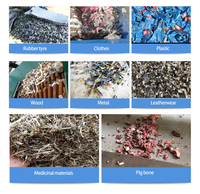 Broyeur de pneus à double arbre, machines de recyclage robustes pour déchets industriels, broyeur de ferraille, broyeur de caoutchouc, équipement de concassage
