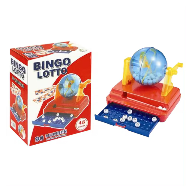 Kids Indoor Play 90 Number 48 Cards Toys Bingo Game Machine for Sale