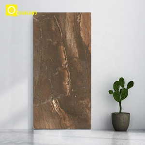 Azulejo de Cerámica Delgada para Piso y Pared, Color Marrón, 60x120, de Fábrica China - Product Image 1