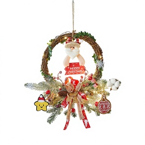 <b>Christmas</b> Decorations Including Bows Wreaths Vines <b>Christmas</b> <b>Trees</b> Door <b>Wall</b> Hangers Eco-Friendly PE Material - Product Image 6