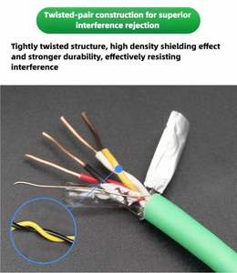 Câble KNX ISO/IEC 14543-3 vert LSZH en cuivre pur pour l'automatisation des bâtiments et des maisons intelligentes |   Câble torsadé compatible ETS - Product Image 4